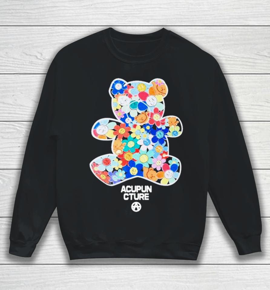 Djkarri Rainbow Bear Acupuncture Bear Sweatshirt