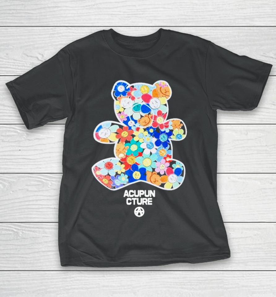Djkarri Rainbow Bear Acupuncture Bear T-Shirt