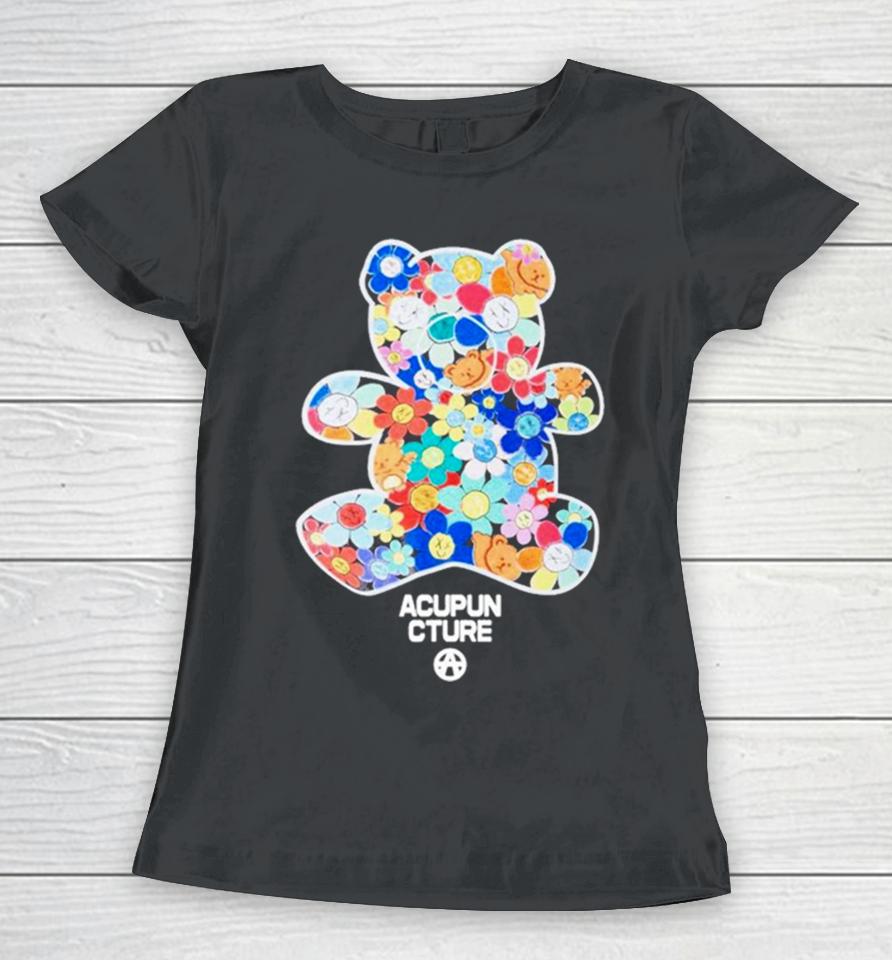 Djkarri Rainbow Bear Acupuncture Bear Women T-Shirt