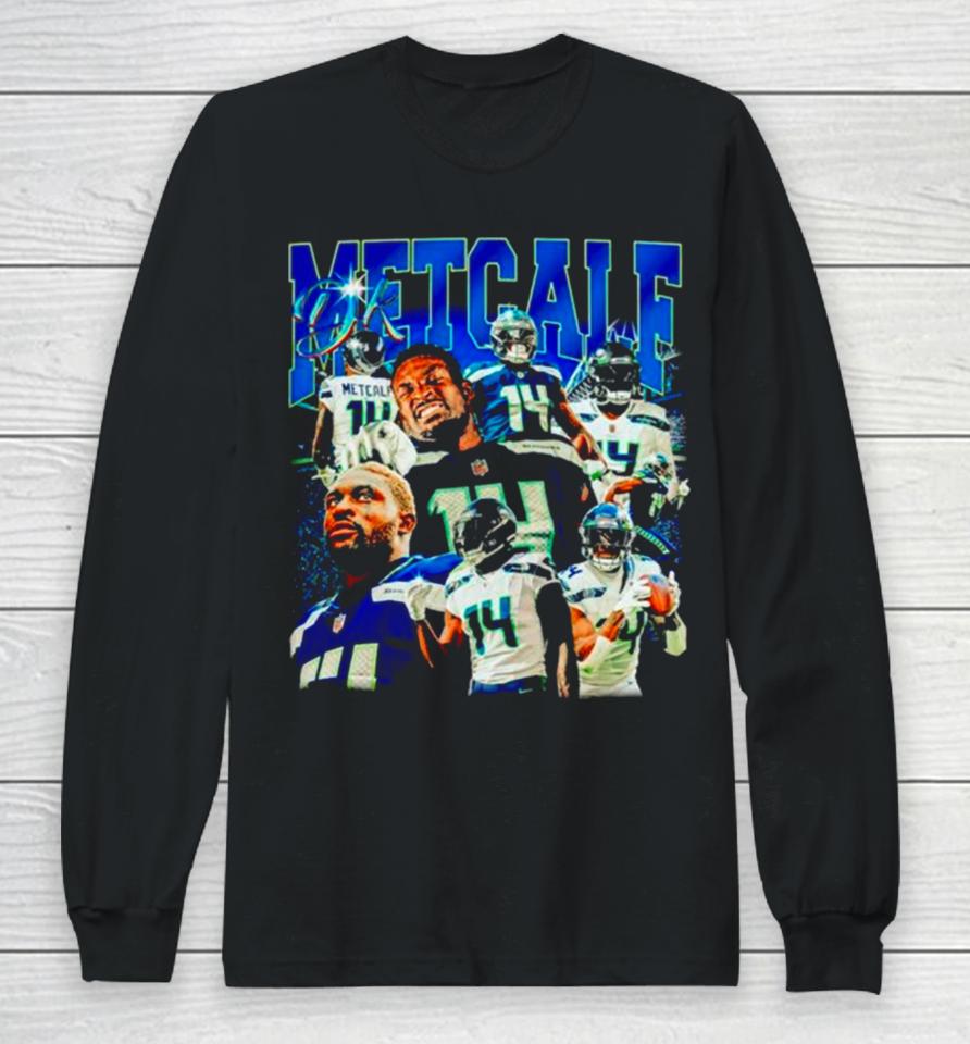 Dk Metcalf Seattle Seahawks Vintage Long Sleeve T-Shirt