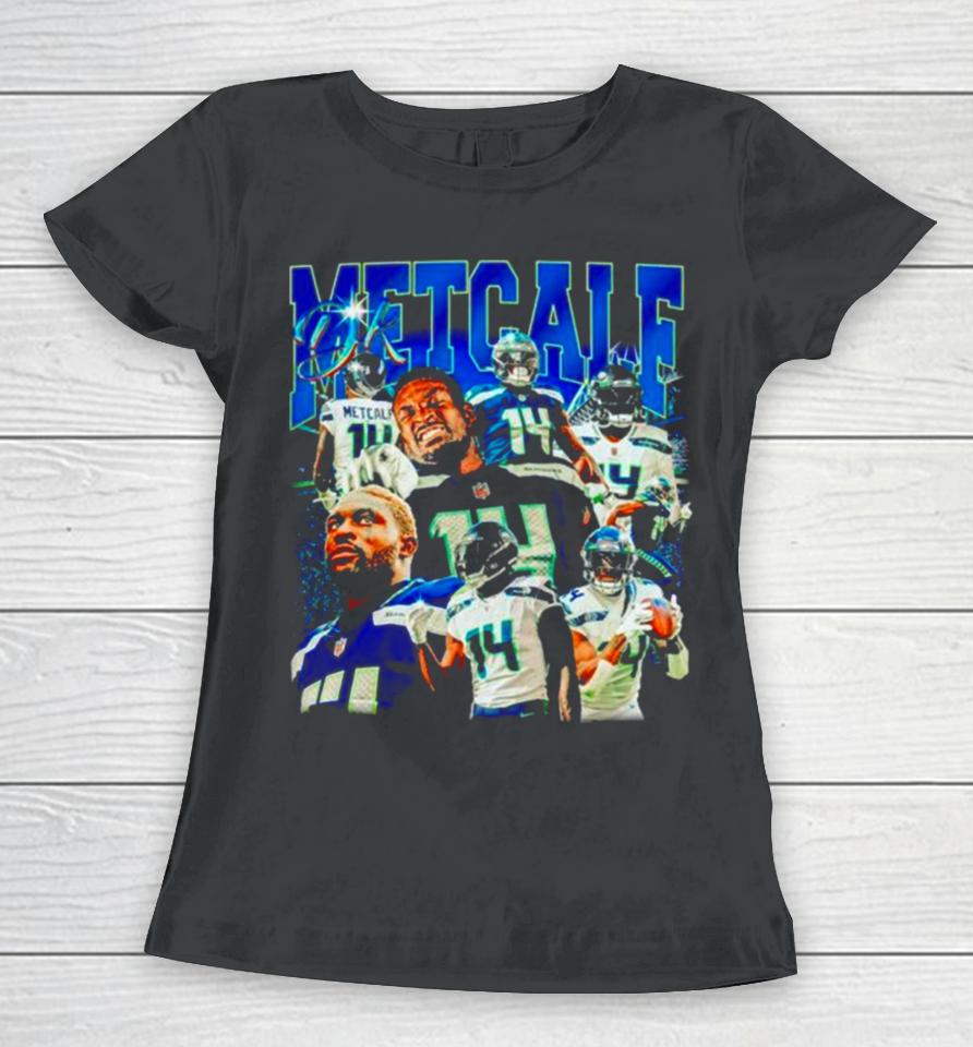 Dk Metcalf Seattle Seahawks Vintage Women T-Shirt