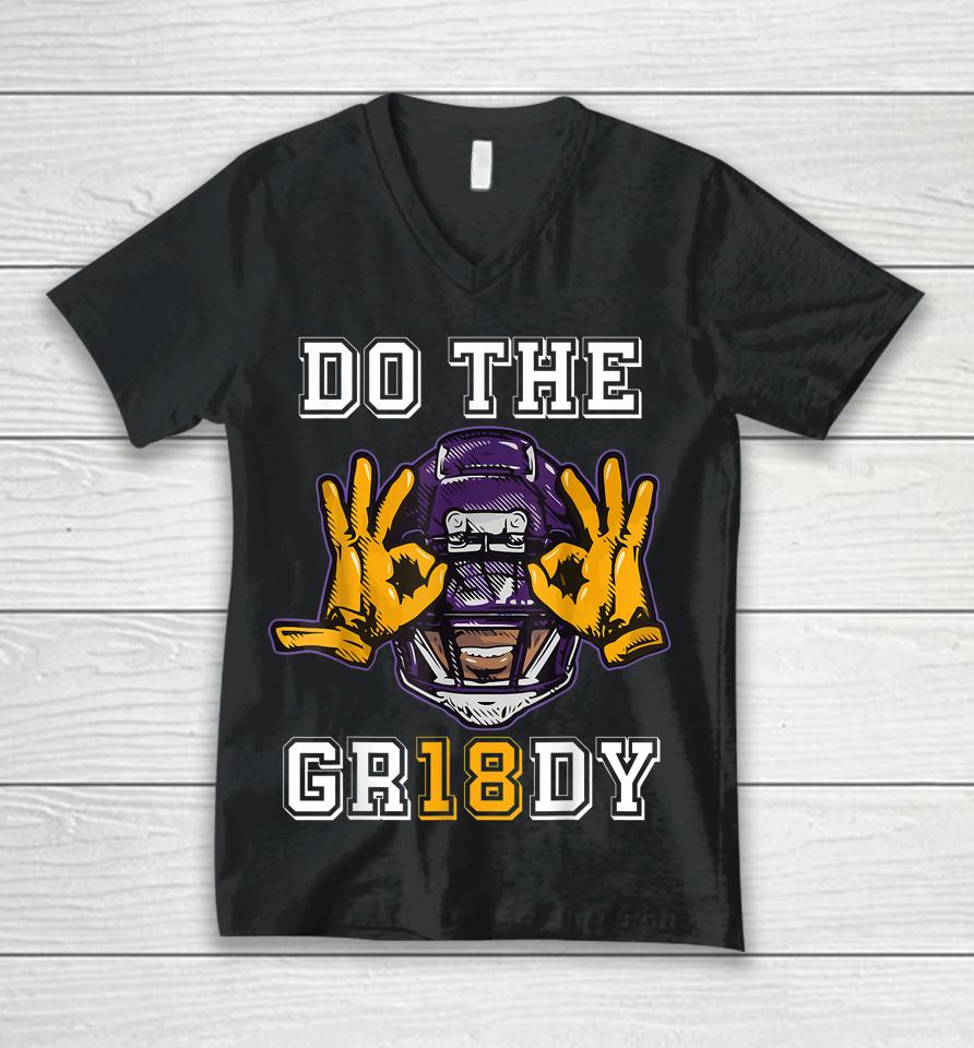 Do The Griddy - Griddy Dance Football Fans Cheerleaders Unisex V-Neck T-Shirt