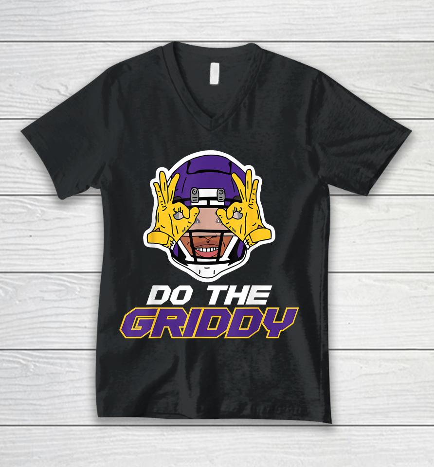 Do The Griddy - Griddy Dance Football Funny Unisex V-Neck T-Shirt