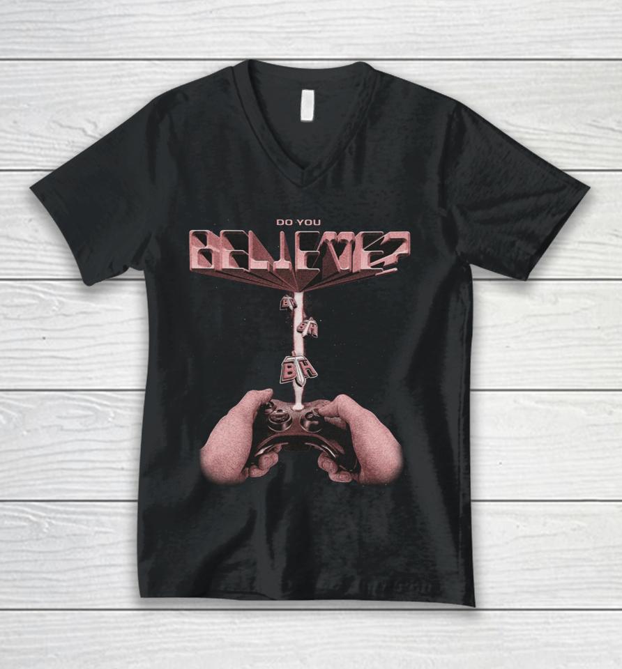 Do You Believe Bth Abduction Unisex V-Neck T-Shirt