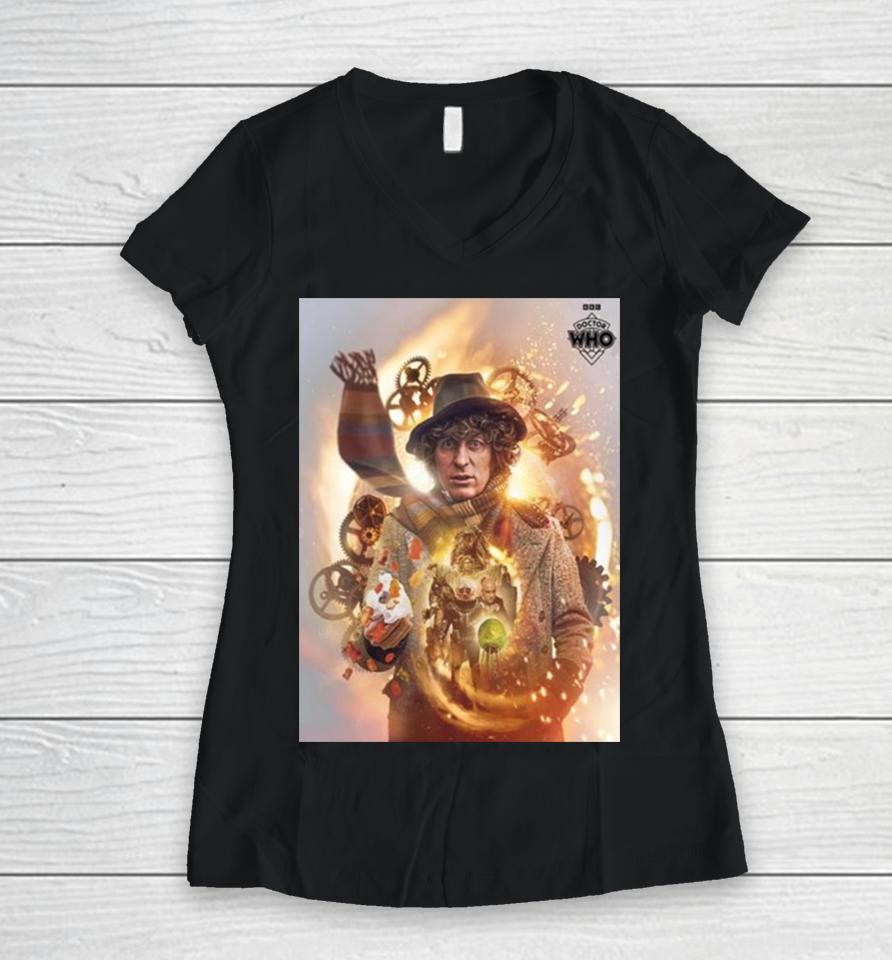 Doctor Who Jelly Babies For All Collection Season 15 Women V-Neck T-Shirt