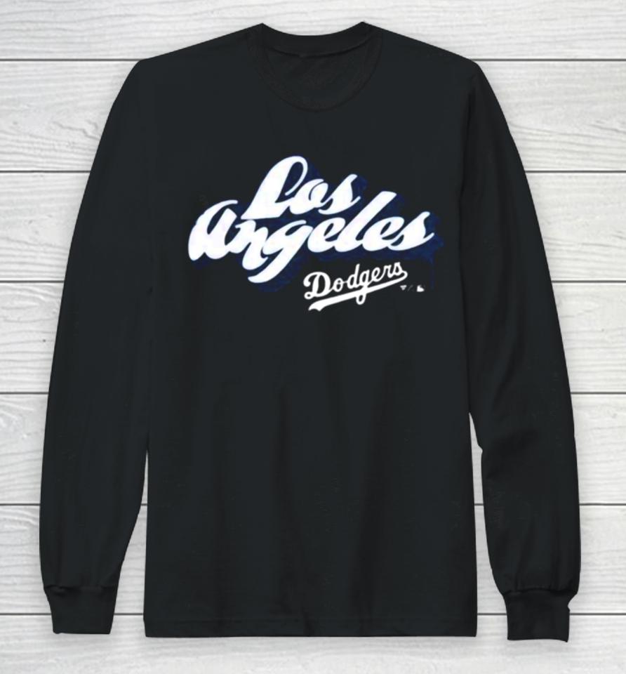 Dodgers Merch Los Angeles Dodgers Fanatics Branded Black Graffiti Long Sleeve T-Shirt