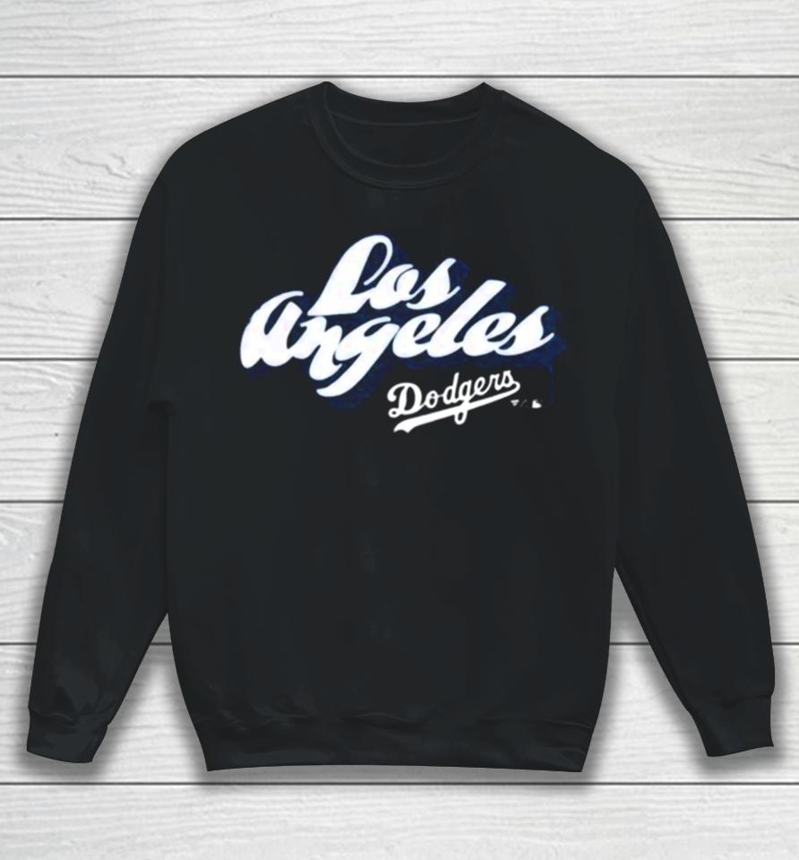 Dodgers Merch Los Angeles Dodgers Fanatics Branded Black Graffiti Sweatshirt