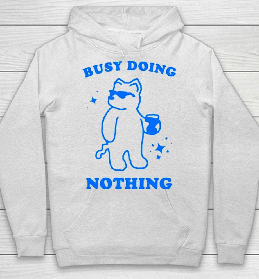 Dog Busy Doing Nothing Hoodie