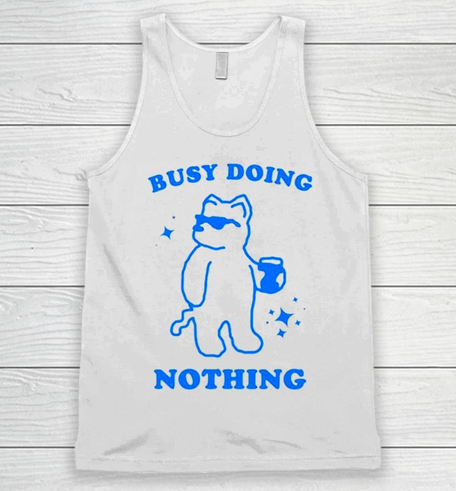Dog Busy Doing Nothing Unisex Tank Top