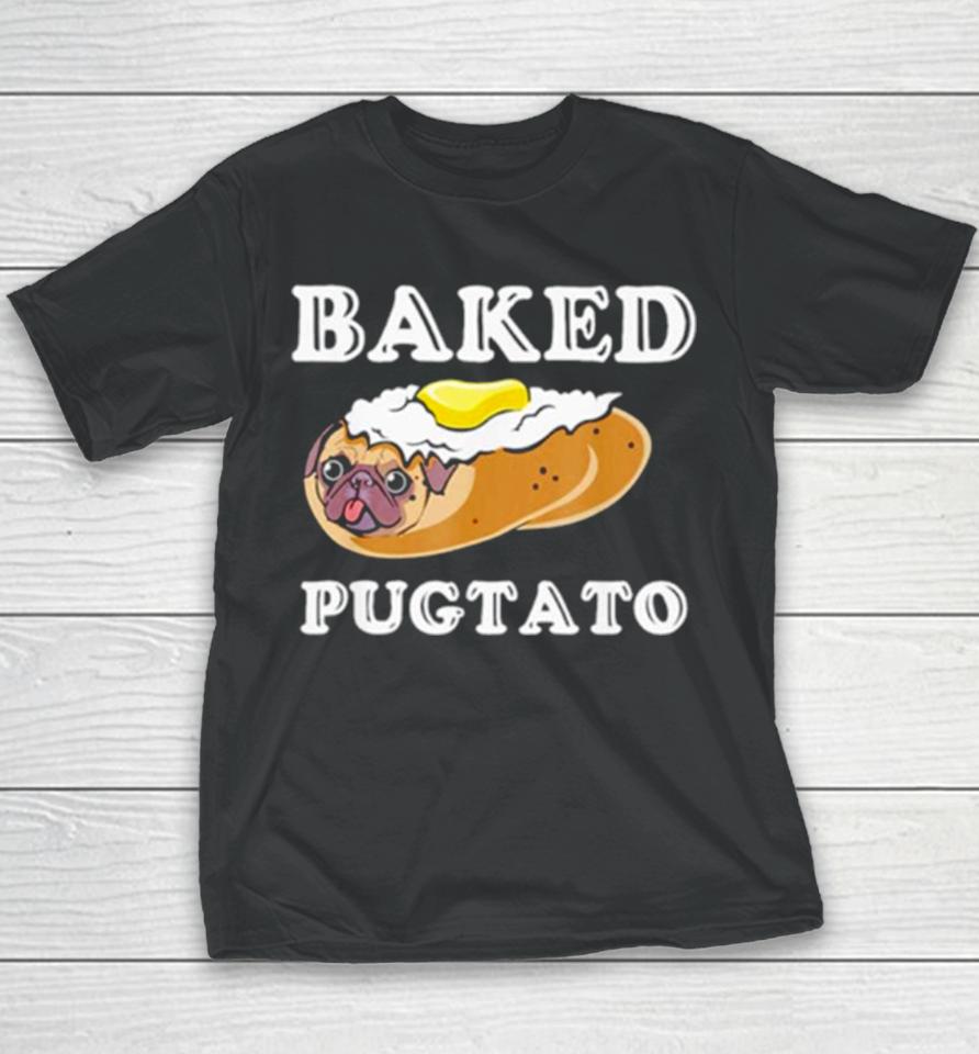Dog Lovers Baked Pugtato Youth T-Shirt