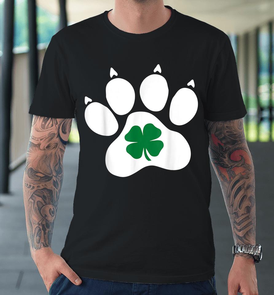 Dog St Patrick's Day Shamrock Dog Premium T-Shirt