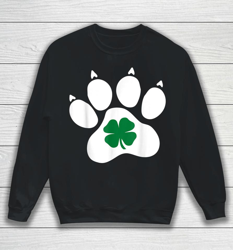 Dog St Patrick's Day Shamrock Dog Sweatshirt