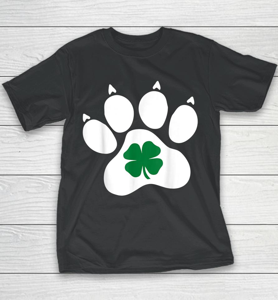 Dog St Patrick's Day Shamrock Dog Youth T-Shirt