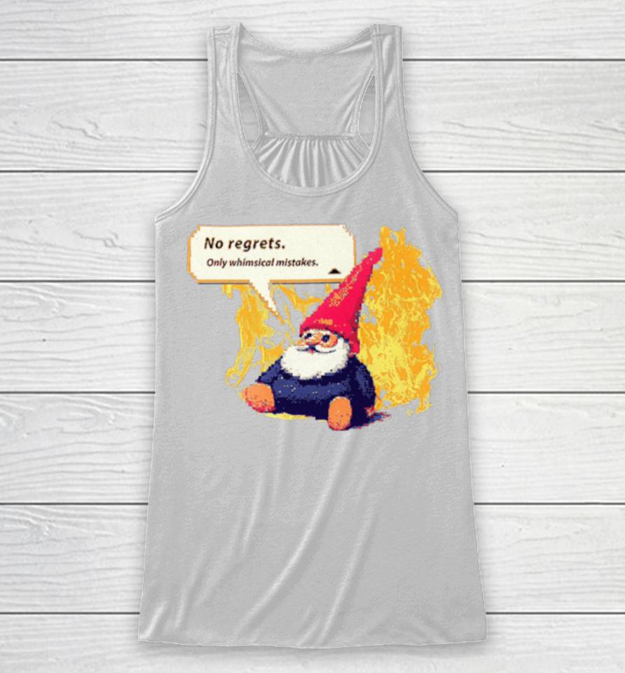 Dogecore Store No Regrets Only Whimsical Mistakes Racerback Tank