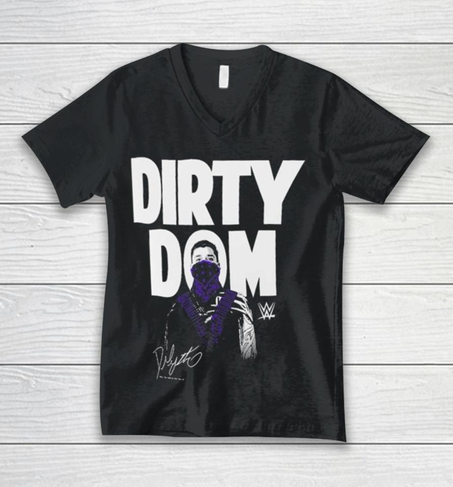 Dominik Mysterio Dirty Dom Signature Unisex V-Neck T-Shirt
