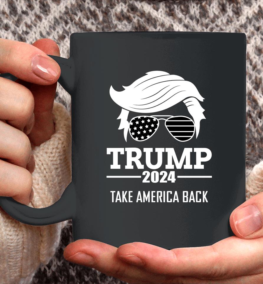 Donald Trump 2024 Take America Back Election Coffee Mug