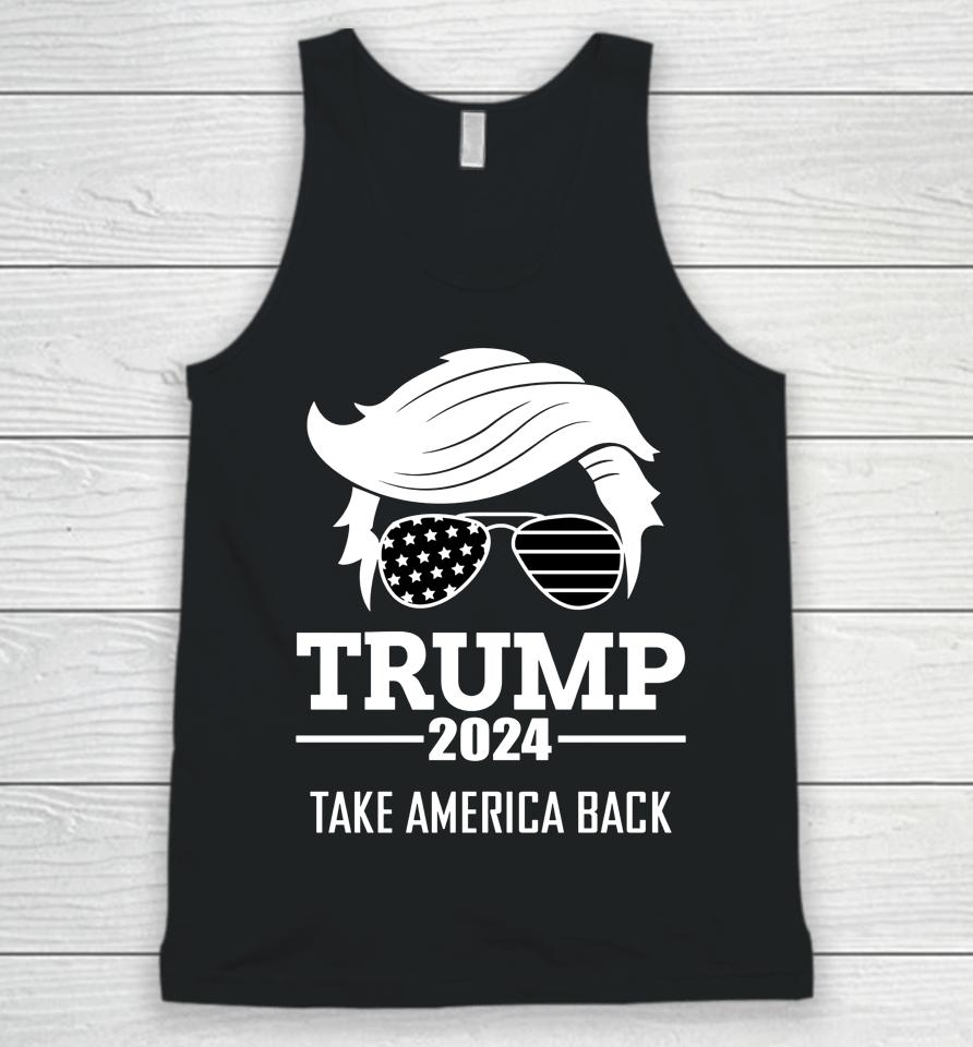 Donald Trump 2024 Take America Back Election Unisex Tank Top