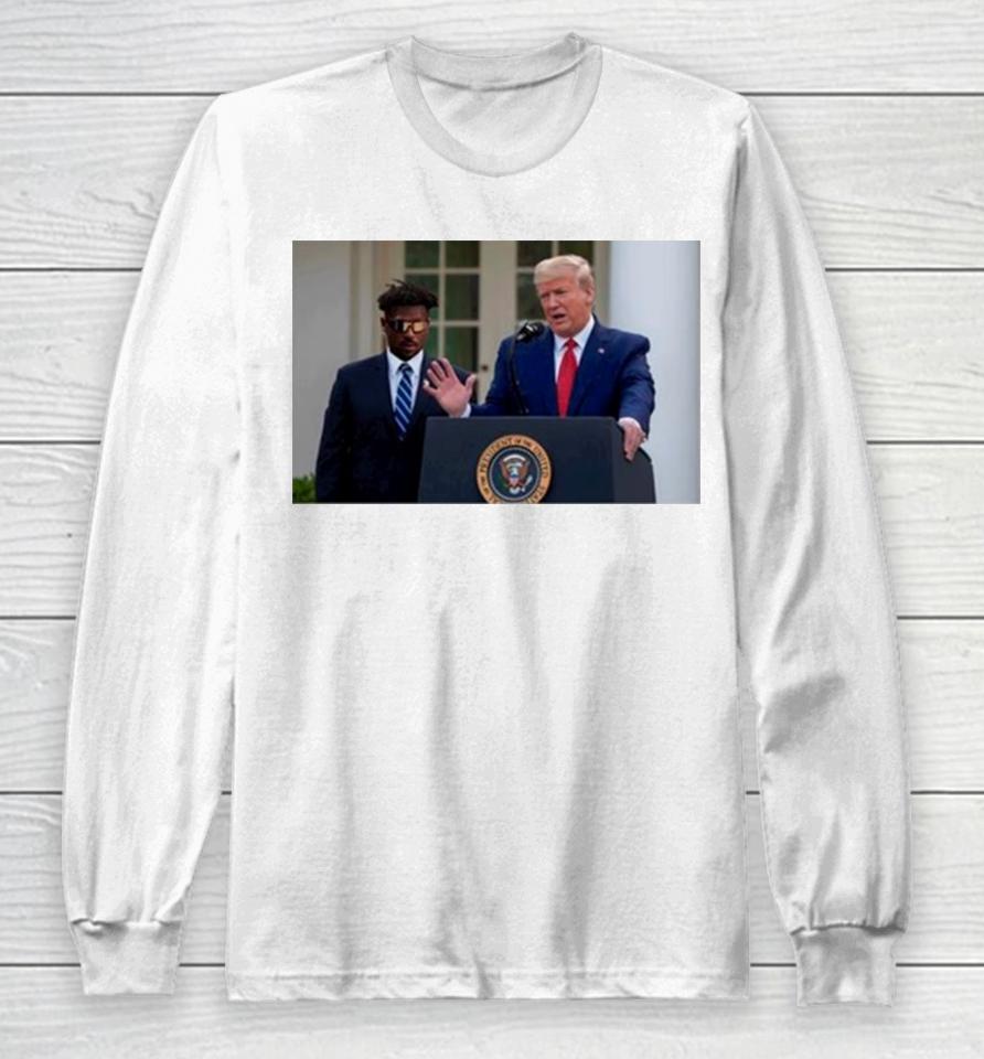Donald Trump And Ab 2024 Long Sleeve T-Shirt
