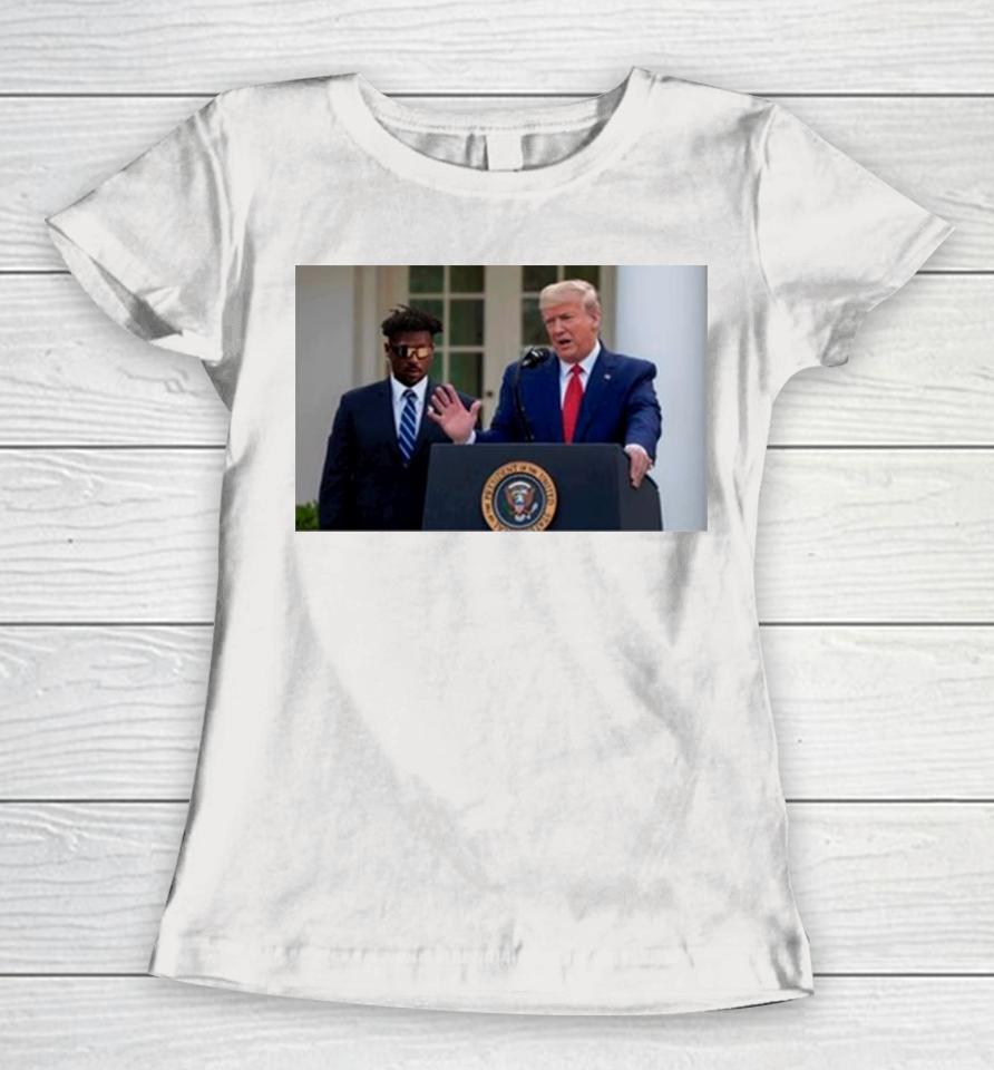 Donald Trump And Ab 2024 Women T-Shirt