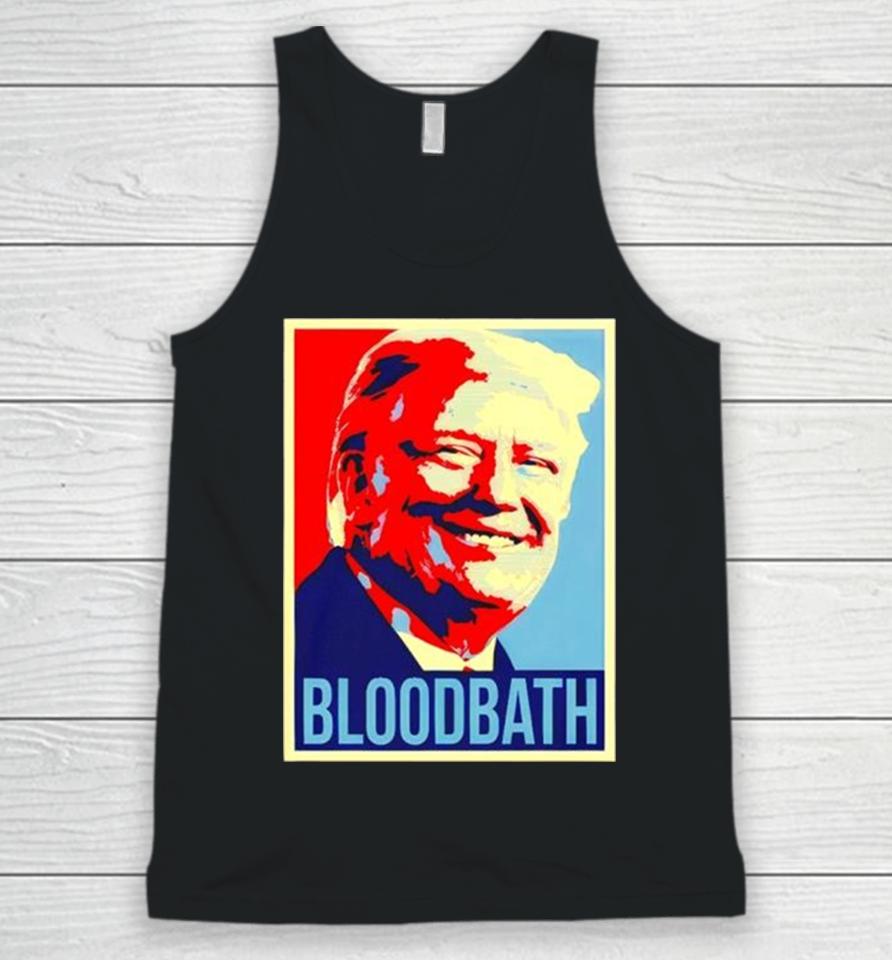 Donald Trump Bloodbath Art Print Unisex Tank Top