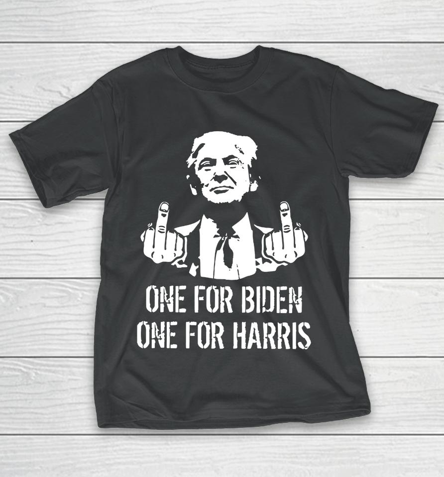 Donald Trump One For Biden One For Harris T-Shirt