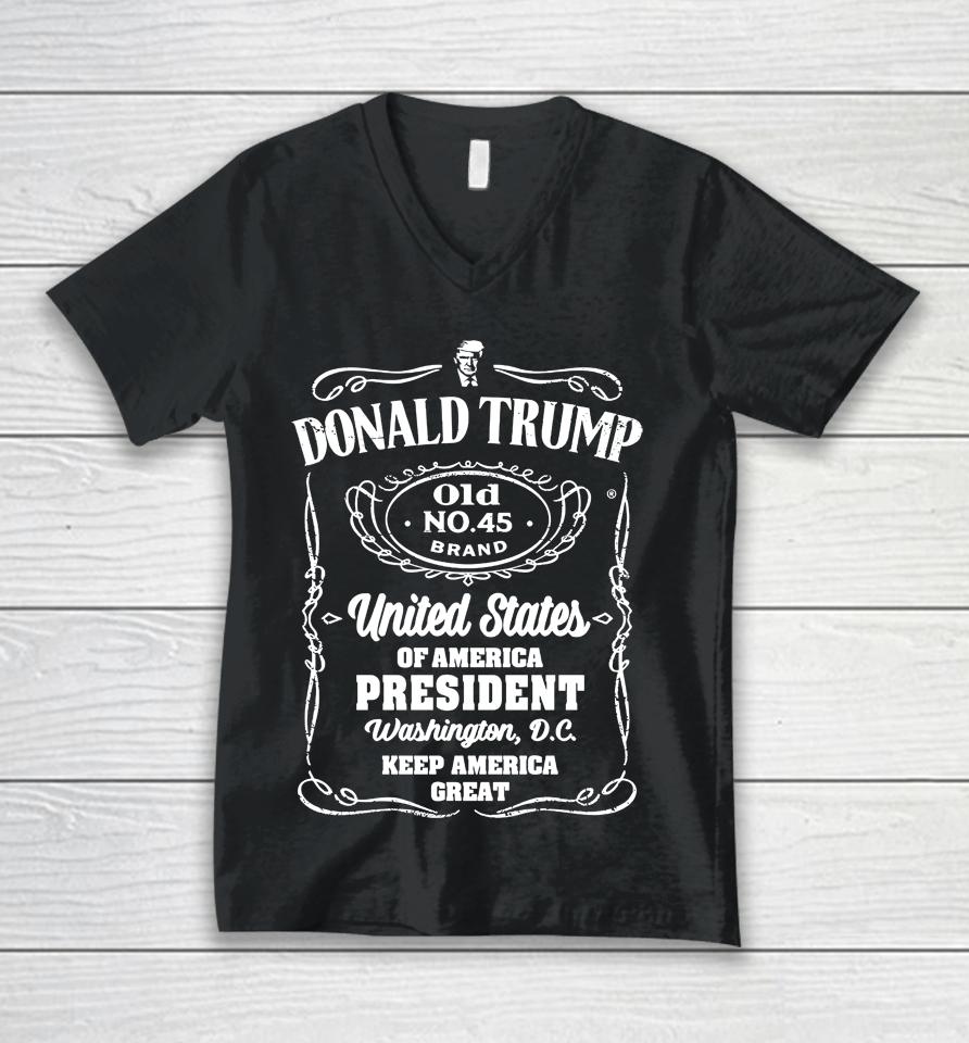 Donald Trump Us Of America President Washington Dc Keep America Great Unisex V-Neck T-Shirt