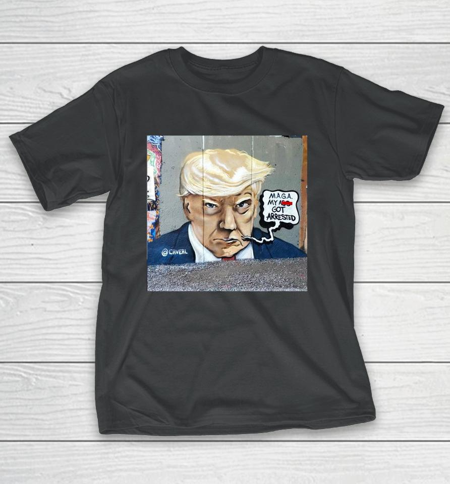 Donald Trump's Mugshot Maga My As Got Arrested In Atlanta T-Shirt