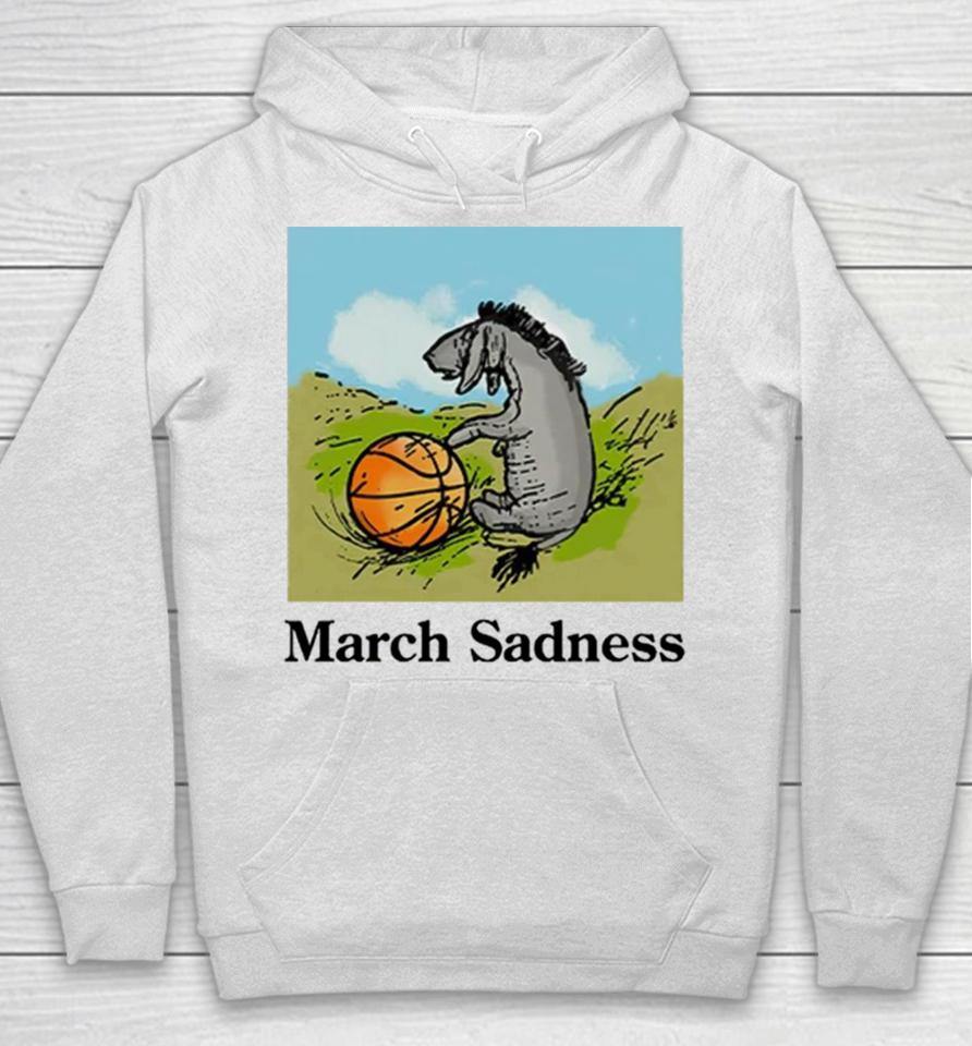 Donkey March Sadness Basketball Hoodie