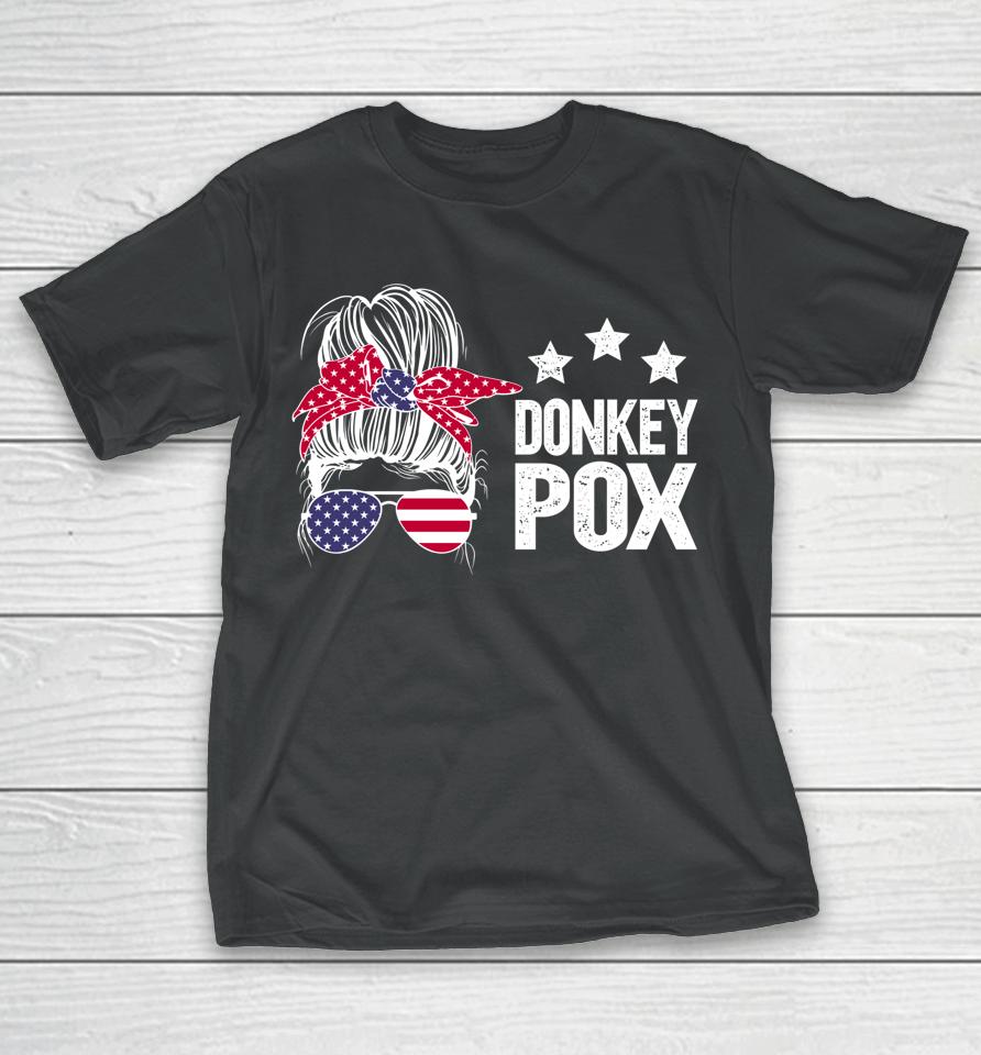 Donkey Pox Messy Bun T-Shirt