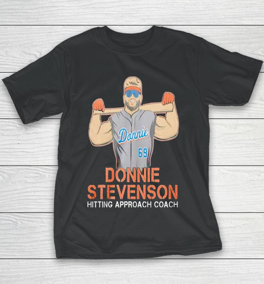 Donnie Stevenson Hitting Approach Coach Baseball Youth T-Shirt