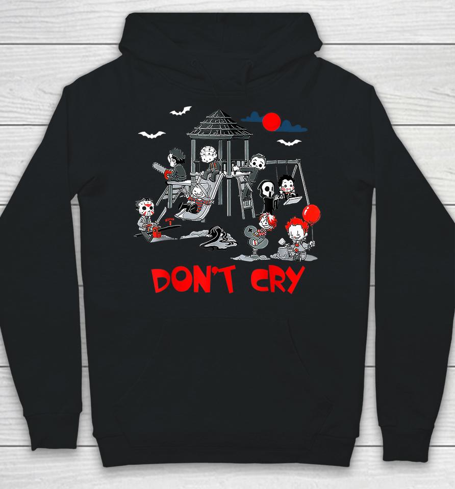 Don't Cry Horror Clubhouse In Park Halloween Hoodie