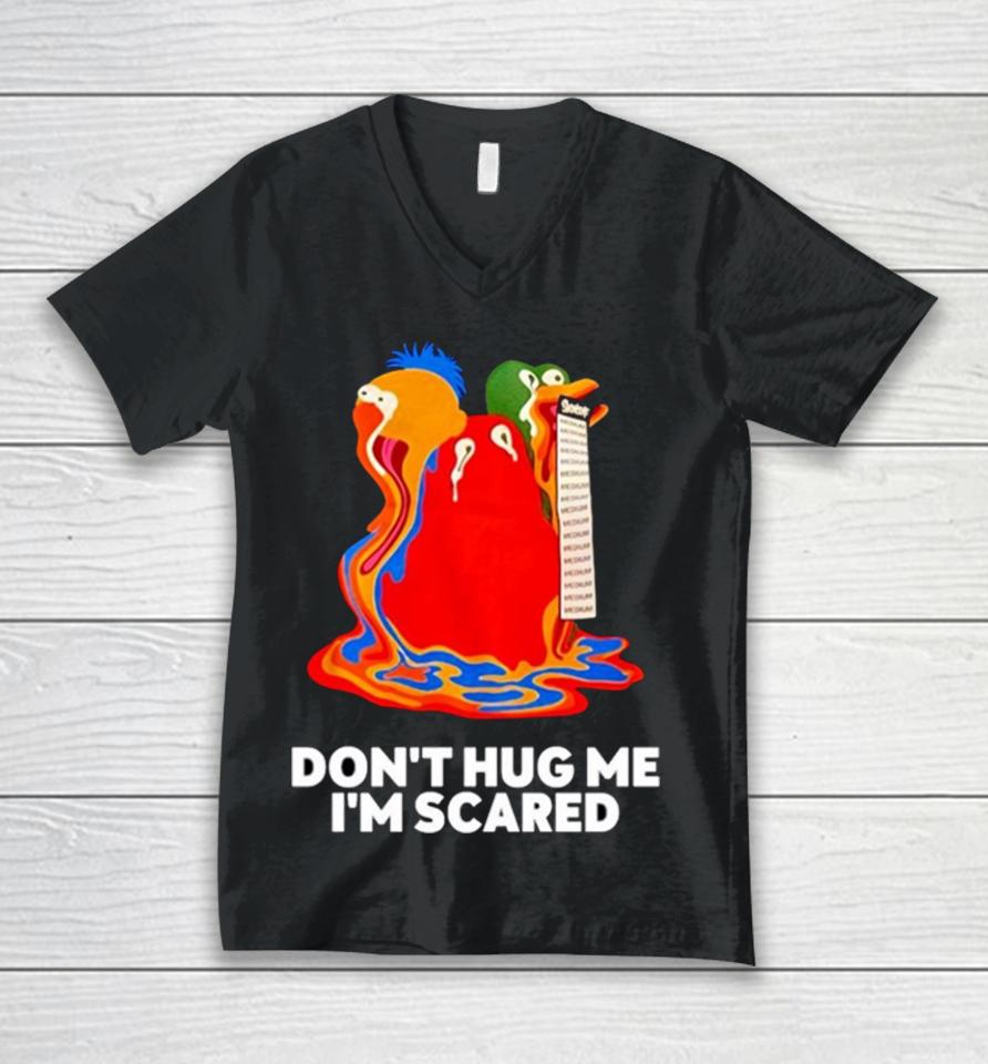 Don’t Hug Me I’m Scared Unisex V-Neck T-Shirt