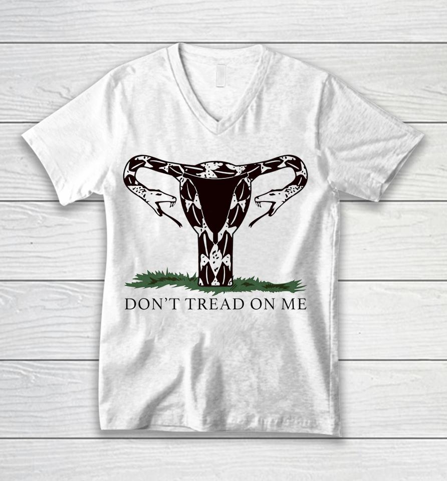 Don’t Tread On Me Uterus Unisex V-Neck T-Shirt