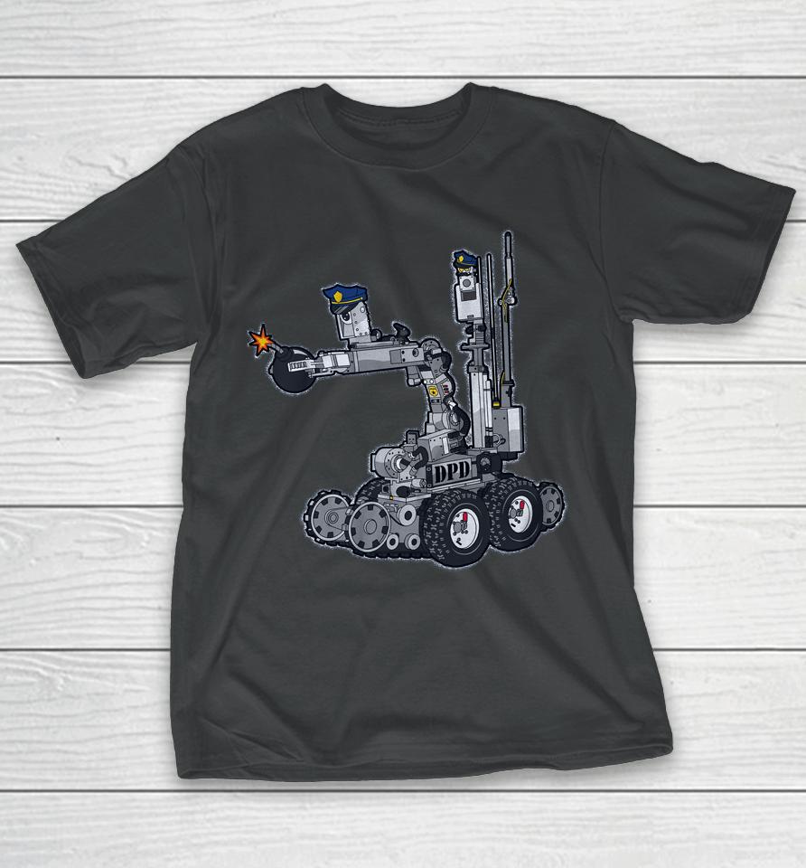 Donut Operator Merch Dallas Bomb Robot T-Shirt