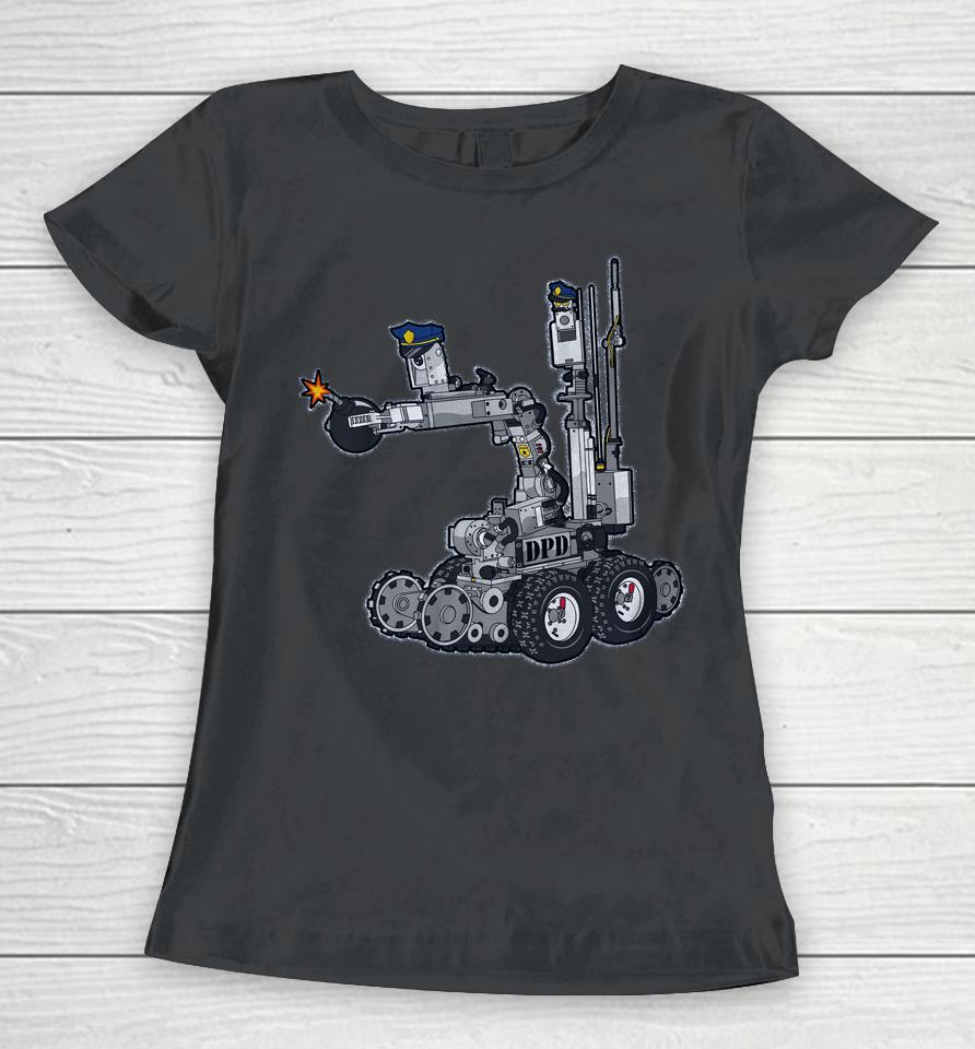 Donut Operator Merch Dallas Bomb Robot Women T-Shirt