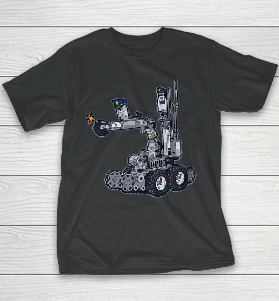 Donut Operator Merch Dallas Bomb Robot Youth T-Shirt