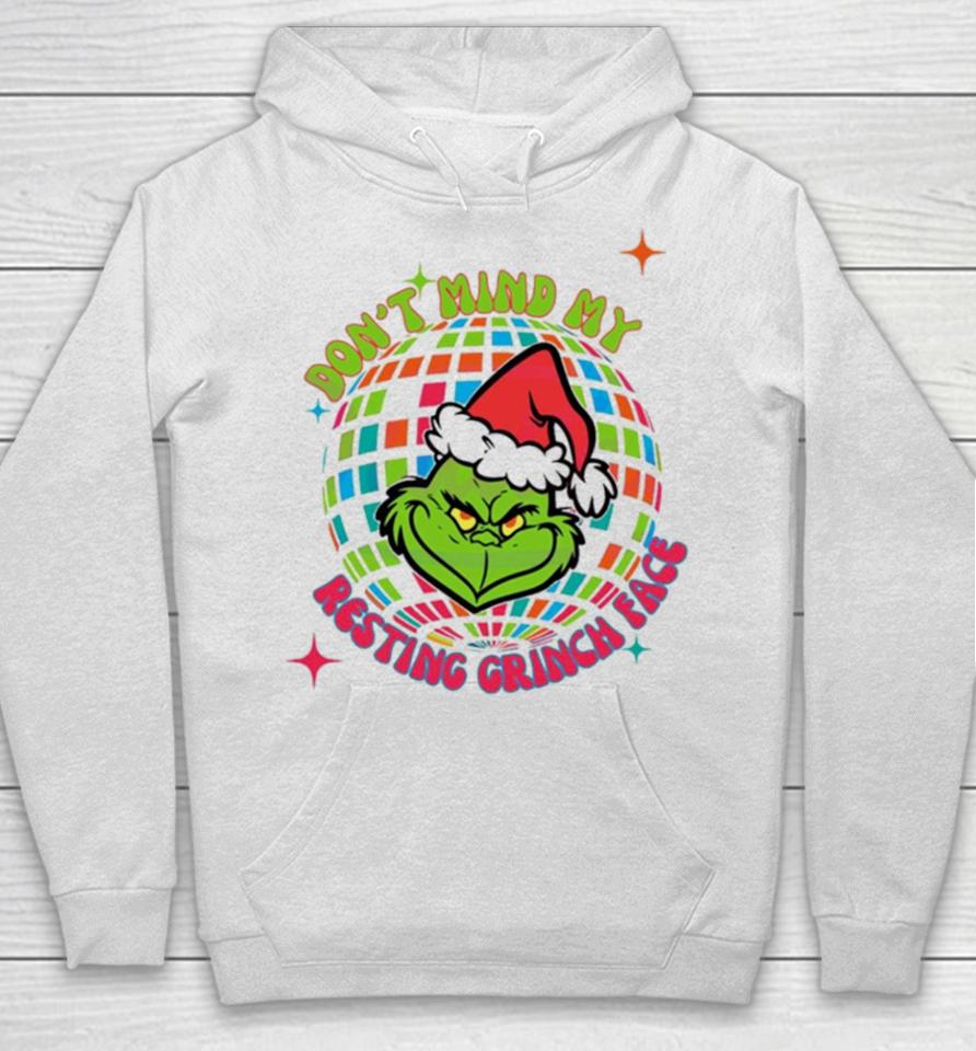 Dony Mind My Resting Grinch Face Disco Ball Hoodie