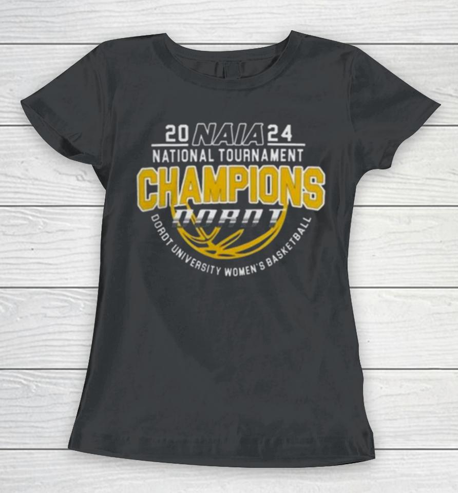 Dordt University Women’s Basketball Naia National Champions 2024 Women T-Shirt