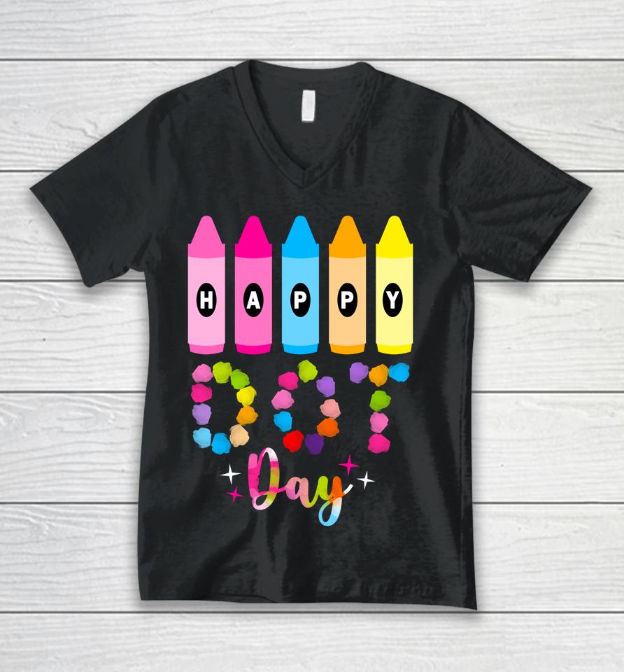 Dot Day International Dot Day Unisex V-Neck T-Shirt