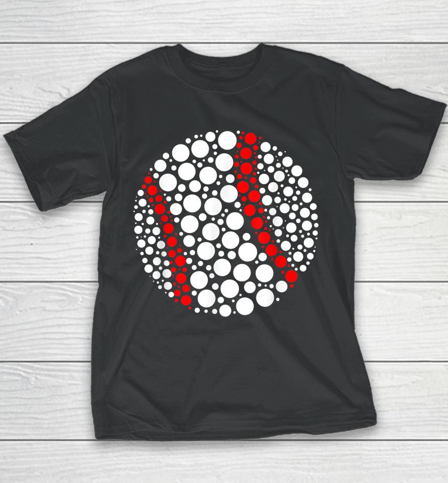 Dot Day Shirt Baseball Lover International Dot Day Polka Dot Youth T-Shirt