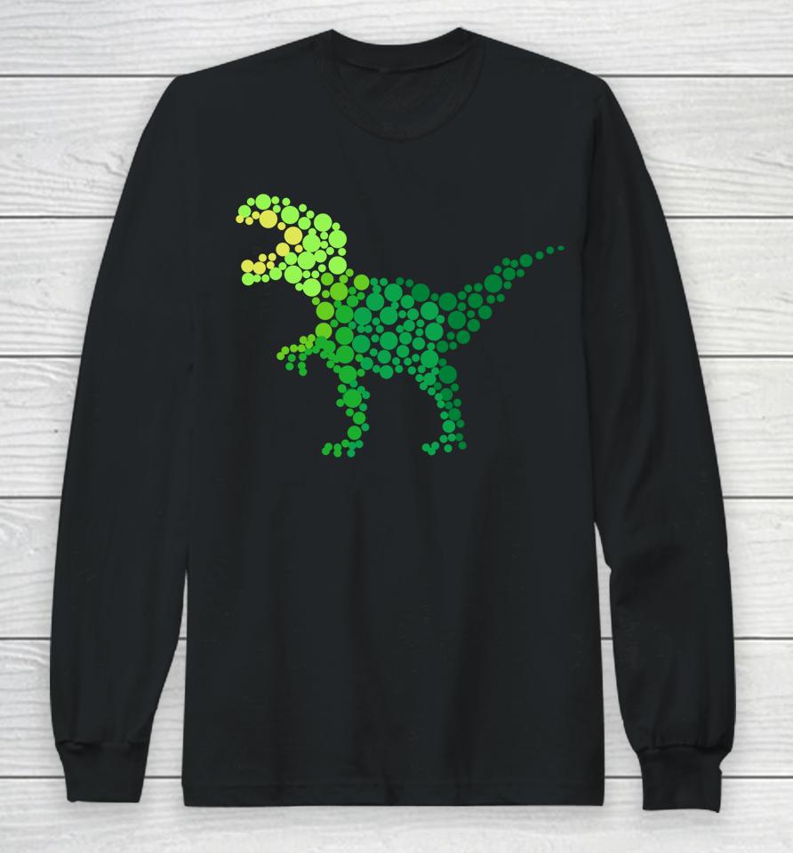 Dot Day Trexs Dinosaur Lover Polka Dot Pattern International Long Sleeve T-Shirt