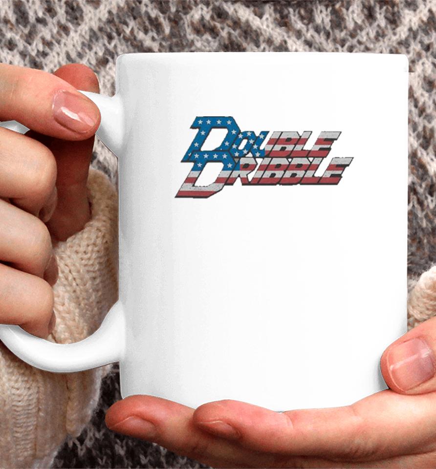 Double Dribble American Flag Coffee Mug