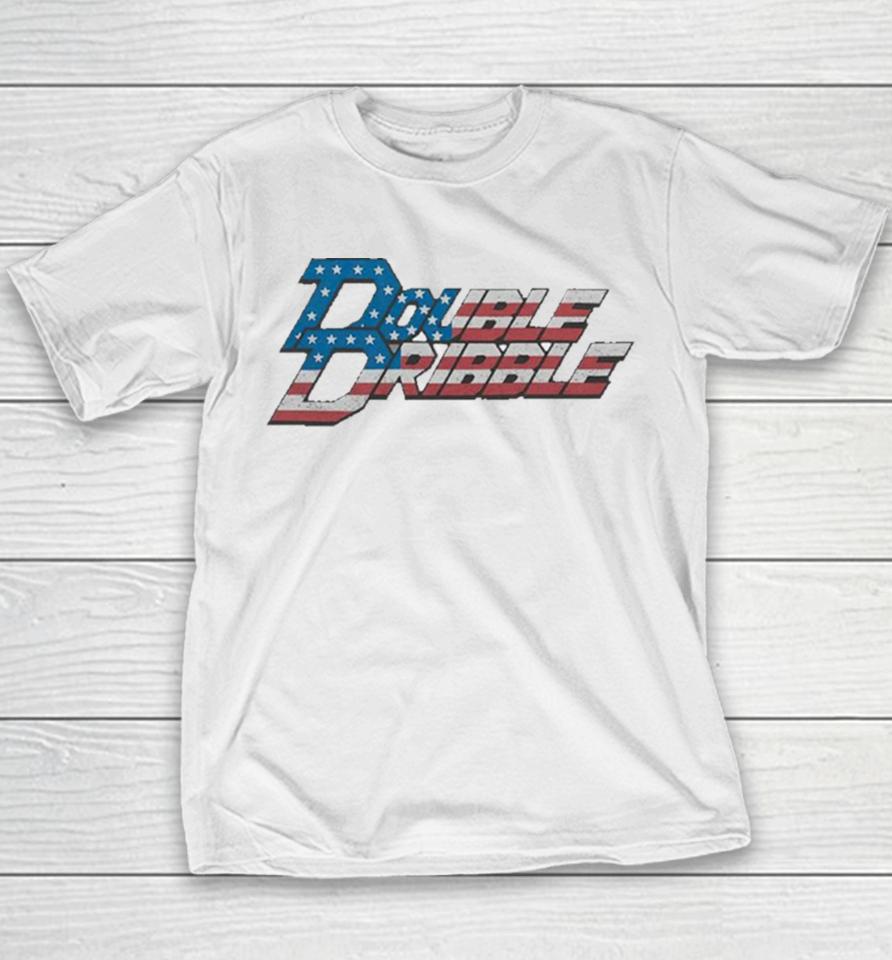 Double Dribble American Flag Youth T-Shirt