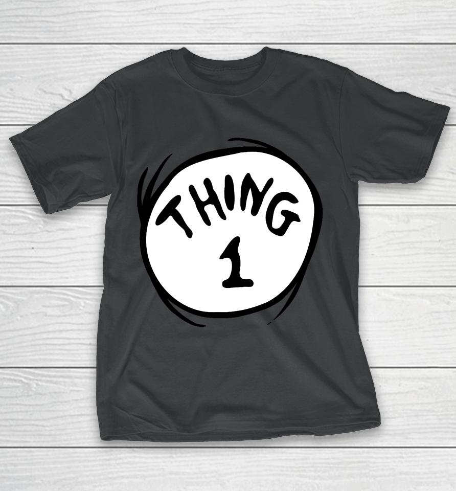Dr Seuss Thing 1 Emblem T-Shirt