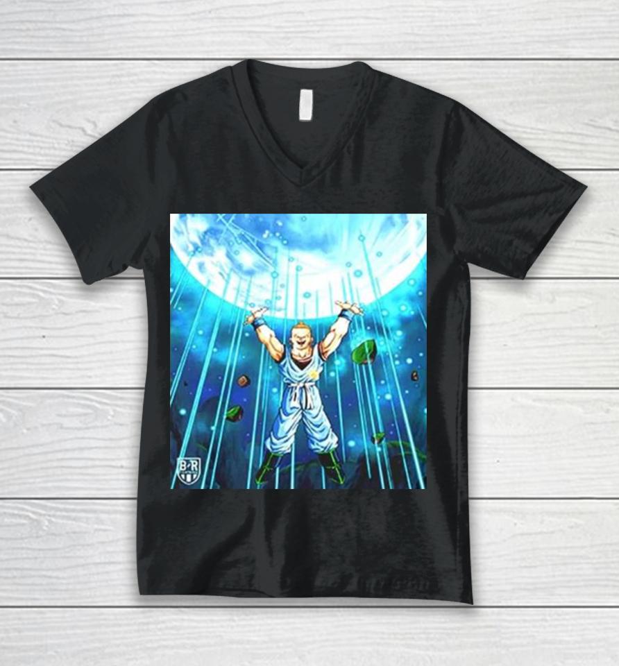 Dragon Ball Erling Haaland Rocked The Premier League With Manchester City For The Inspiration Rip Akira Toriyama Unisex V-Neck T-Shirt