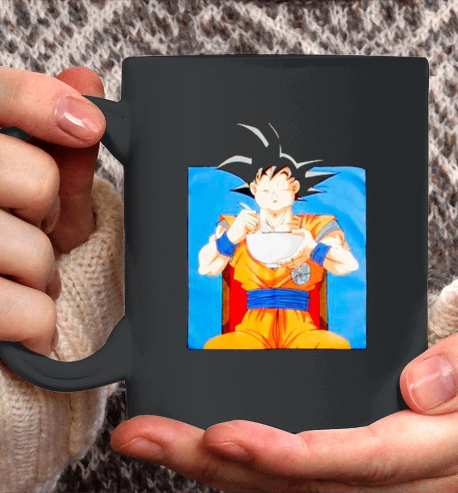 Dragon Ball Super Goku Eating Ramen Coffee Mug