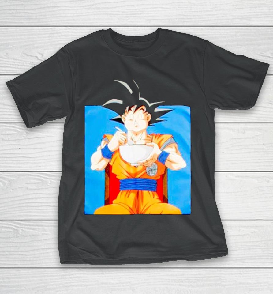 Dragon Ball Super Goku Eating Ramen T-Shirt