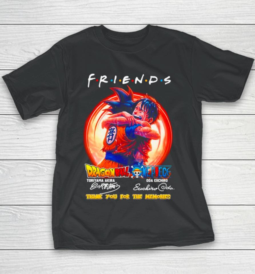 Dragon Ball Toriyama Akira One Piece Oda Eiichiro Friend Thank You Youth T-Shirt