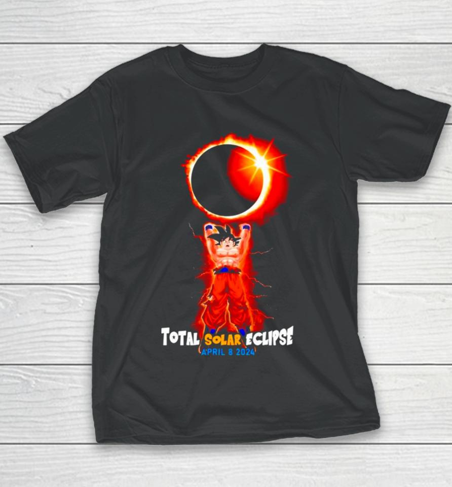 Dragon Ball Total Solar Eclipse April 8 2024 Youth T-Shirt