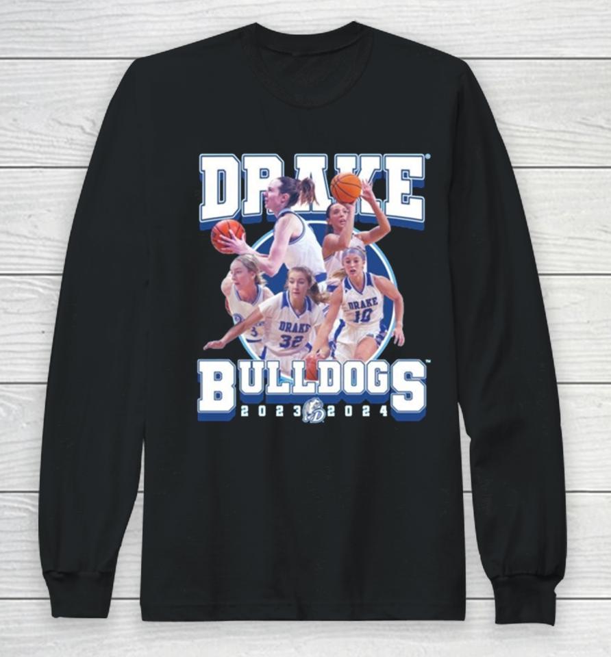 Drake Bulldogs 2024 Ncaa Women’s Basketball 2023 – 2024 Post Season Long Sleeve T-Shirt